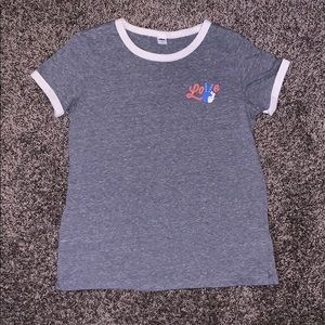 Women's Love Short Sleeve Grey